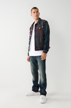 JEANS RECTOS RICKY CON COSTURA DE CUERDA, image 4