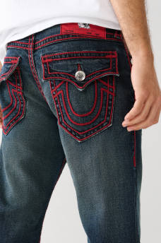 JEANS RECTOS RICKY CON COSTURA DE CUERDA, image 1