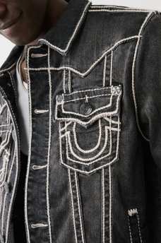JIMMY ROPE STITCH DENIM JACKET
