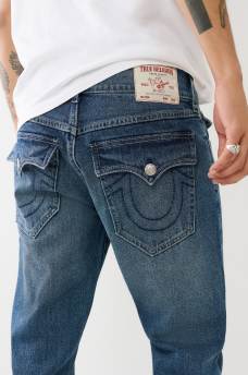 GENO SINGLE NEEDLE FLAP SLIM JEAN, image 1