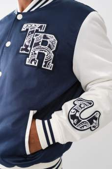 GOOD LIFE VARSITY BOMBER JACKET
