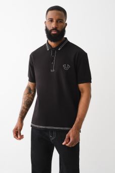 BIG T EMBROIDERED POLO SHIRT , image 2