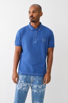 BIG T EMBROIDERED POLO SHIRT , image 2