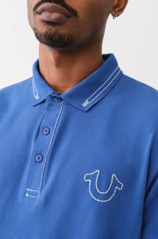 BIG T EMBROIDERED POLO SHIRT , image 1