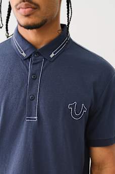 BIG T EMBROIDERED POLO SHIRT , image 1