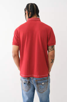 BIG T EMBROIDERED POLO SHIRT , image 3