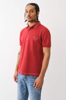 BIG T EMBROIDERED POLO SHIRT , image 4