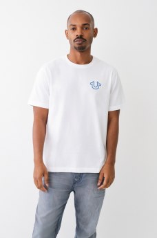 LOGO OVERSEAM PUFF T TEE, image 2