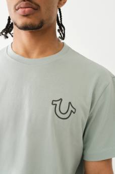 LOGO OVERSEAM PUFF T TEE, image 3