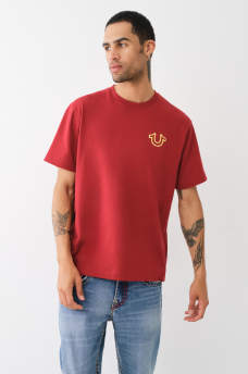 LOGO OVERSEAM PUFF T TEE, image 2