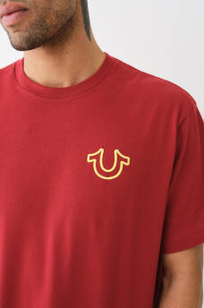 LOGO OVERSEAM PUFF T TEE, image 3