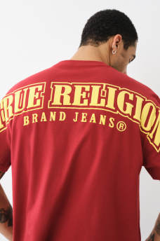 LOGO OVERSEAM PUFF T TEE, image 1