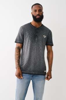 CAMISETA HENLEY DE TE&Ntilde;IDO REFORZADO, image 2