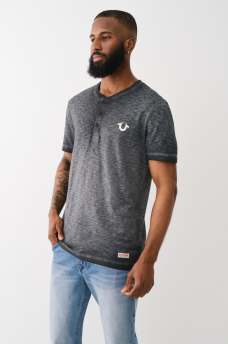 CAMISETA HENLEY DE TE&Ntilde;IDO REFORZADO, image 3