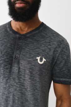 CAMISETA HENLEY DE TE&Ntilde;IDO REFORZADO, image 1