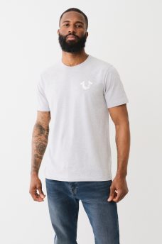 HORSESHOE FLAG PRINT TEE
