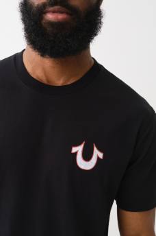 FLOCKED VINTAGE LOGO TEE, image 2