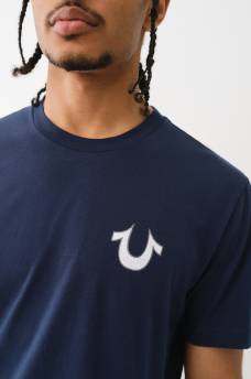 FLOCKED VINTAGE LOGO TEE, image 2