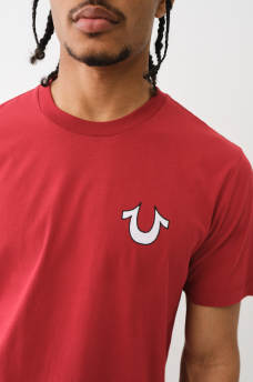 FLOCKED VINTAGE LOGO TEE, image 2