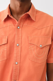 BIG T DYED WESTERN SHIRT