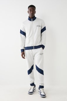 CHAQUETA DEPORTIVA CON LOGO ESTAMPADO EN BLOQUES, image 4