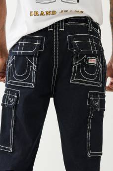 BAGGY BIG T DENIM CARGO PANT, image 5