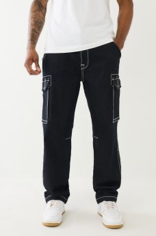 BAGGY BIG T DENIM CARGO PANT, image 6