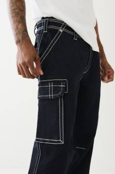 BAGGY BIG T DENIM CARGO PANT, image 7