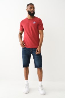 RICKY FRAYED DENIM SHORT , image 6