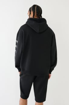 EMBROIDERED TRUE RELIGION PATCH HOODIE
