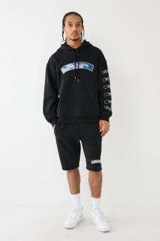 EMBROIDERED TRUE RELIGION PATCH HOODIE