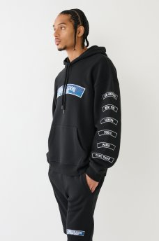 EMBROIDERED TRUE RELIGION PATCH HOODIE