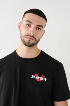 PLAYBOY X TRUE RELIGION RELAXED TEE , image 2