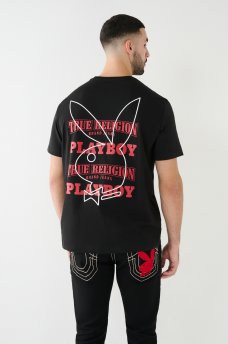PLAYBOY X TRUE RELIGION RELAXED TEE , image 4