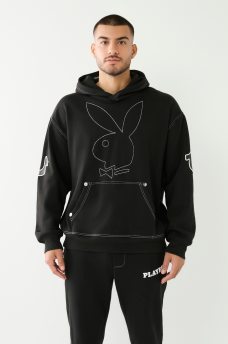 PLAYBOY X TRUE RELIGION RELAXED HOODIE