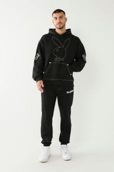 PLAYBOY X TRUE RELIGION RELAXED HOODIE