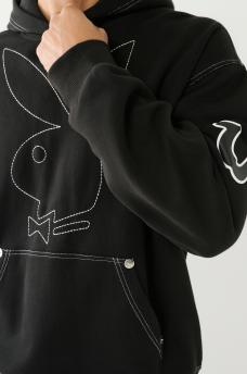 PLAYBOY X TRUE RELIGION RELAXED HOODIE