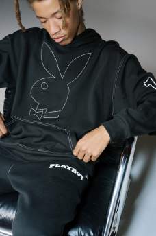 PLAYBOY X TRUE RELIGION RELAXED HOODIE