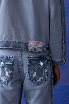 BLU RELIGION BOXY TRUCKER JACKET SUPER T, image 5