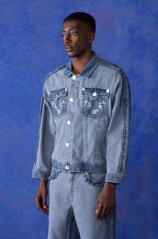 BLU RELIGION BOXY TRUCKER JACKET SUPER T, image 6