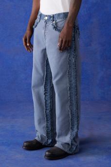 BLU RELIGION INDIGO WIDE LEG JEAN SUPER T