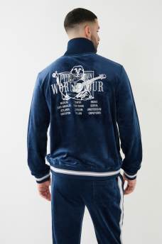 VELOUR WORLD TOUR TRACK JACKET