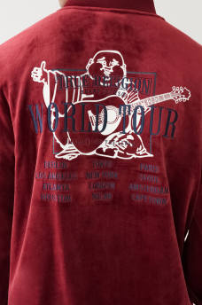 VELOUR WORLD TOUR TRACK JACKET