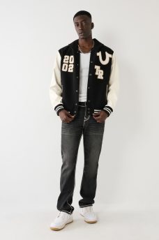 HOODED VARSITY JACKET, image 2