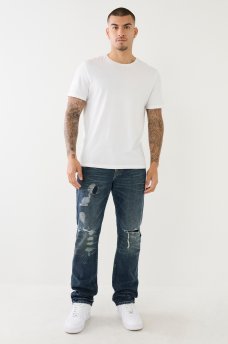  RICKY DISTRESSED FLAP STRAIGHT JEAN, image 3
