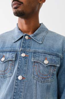 JESSE DENIM TRUCKER JACKET, image 1