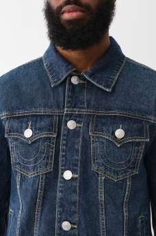 JESSE SINGLE NEEDLE TRUCKER JACKET, image 1
