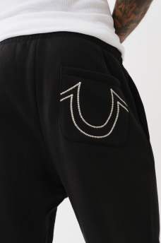 LADDER STITCH LOGO APPLIQUE JOGGER, image 2