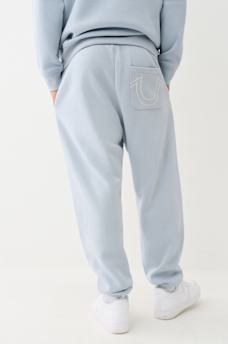 LADDER STITCH LOGO APPLIQUE JOGGER, image 5