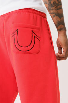 LADDER STITCH LOGO APPLIQUE JOGGER, image 2